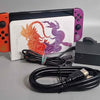 Nintendo Switch Console, 64GB OLED Scarlet/Violet + Red/Purple Joy-Con, Unboxed