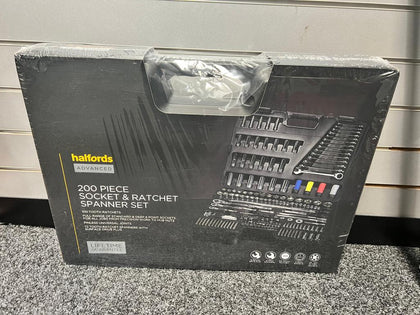 Halfords Advanced 200 PC Socket And Ratchet Spanner Set - Brand New.