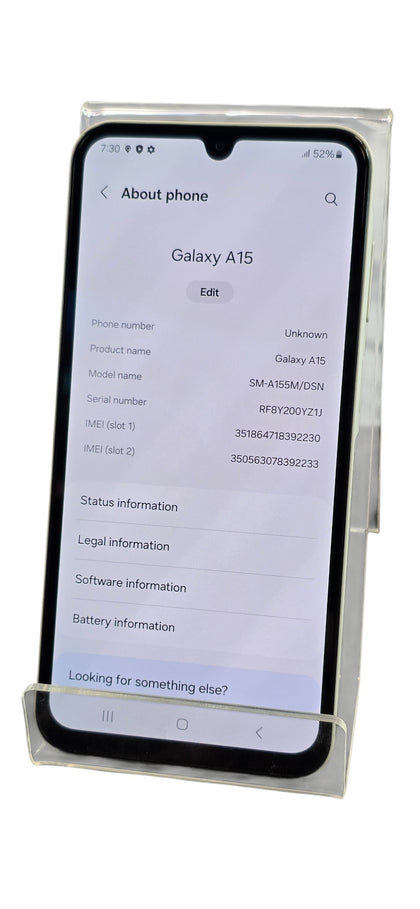 Samsung A15 128GB - Unlocked