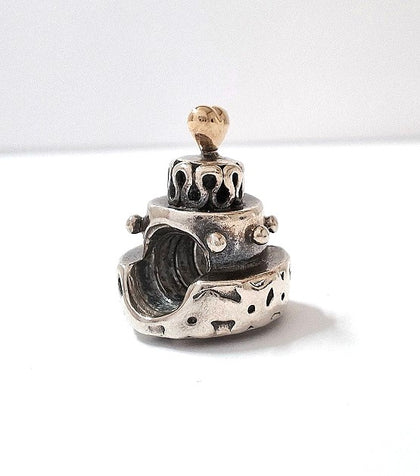 Pandora Celebration Cake with 14K Gold Charm