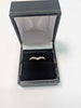 9ct Yellow Gold Wishbone Ladies Ring With Stones - 1.38 Grams - Size O