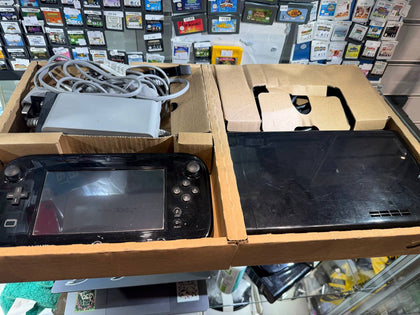 Wii U Console, 32GB Premium Black (No Game), Boxed