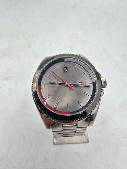 tommy hilfiger grey dial watch