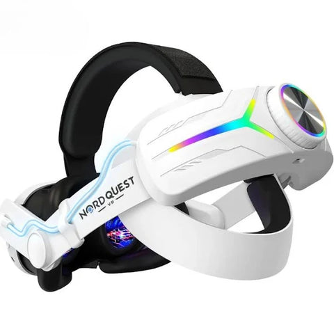 Quest 3 Comfort Strap with Battery Pack White by NordQuest VR