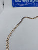 9CT Yellow Gold Square Curb Chain Necklace - 20" Long - 23.03 Grams