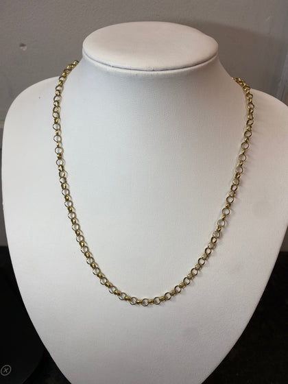 9CT GOLD BELCHER 19” CHAIN 11.3gr