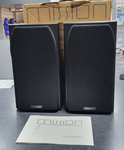 Mission 731 2-Way Reflex 25-75 W/Ch 8 Ohms Bookshelf Speakers Black