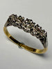 18ct Gold and Platinum Diamond Ring Size S