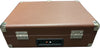 Bush Classic Portable Turntable Vinyl Record Player - Brown *Store Collection Only*