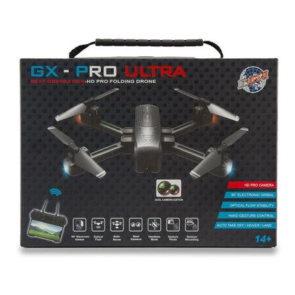 RDM GX Pro Ultra Drone Bundle (HD Drone + Case + 1 Battery)