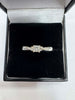 9ct 2.8g White Gold Ring - Size O - **Hallmarked**