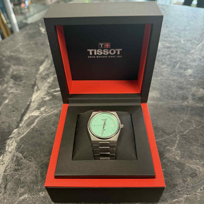 Tissot PRX Quartz Light Green Dial Men's Watch T137.410.11.091.01
