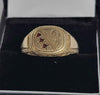 9ct Yellow Gold Signet Ring - 3.85G - Size W. Hallmarked