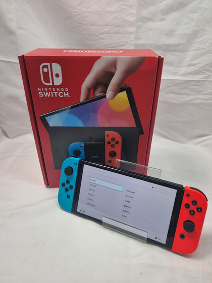 Nintendo Switch OLED  Neon Blue/Neon Red boxed 32GB