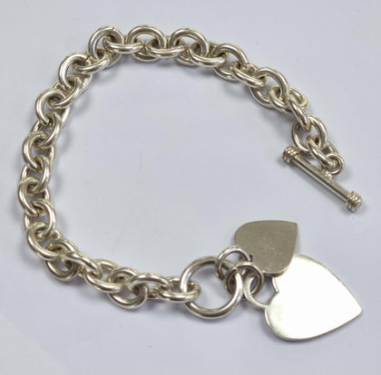 Silver Heart Bracelet 8