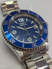 Invicta Watch Silver & Blue Boxed