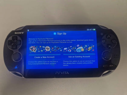 Playstation Vita Console, Black Wifi, Unboxed