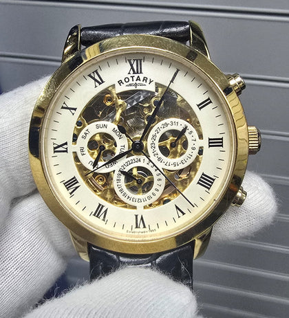 Rotary Vintage Skeleton Watch GS02375