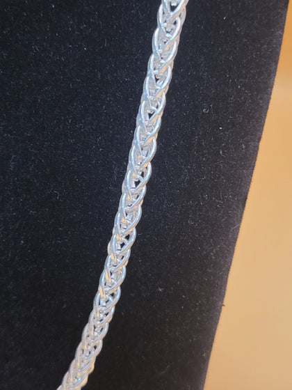 925 Silver Spiga (Wheat) Chain - 22