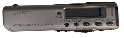 Sony IC Recorder ICD-SX35 V-O-R, Digital Voice Recorder, Silver