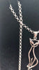 925 HALLMARKED SILVER, BELCHER ROUND CHAIN WITH CAT CHARM, 24", 15.9G, BOXED, BRAND NEW