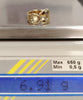 9ct Yellow Gold Spanner & Torque Ring - Size s