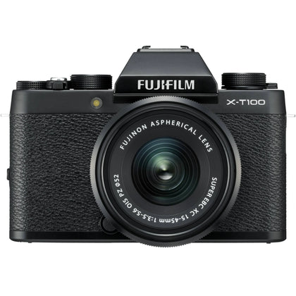 Fujifilm X-T100 Body with Oreo Cover and 3x Batteries