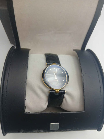rado Florence 152.3694.2 black dial date sapphire watch, papers and boxed
