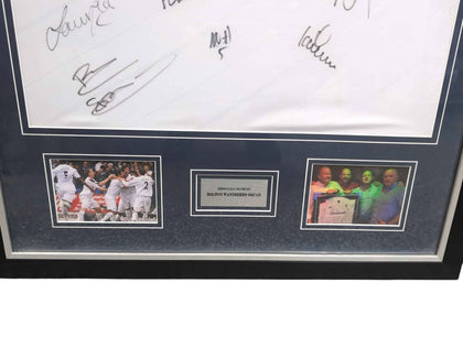 2004 Bolton Wanderers FC Euro Squad Signed Shirt - Framed With Certificate Of Authenticity