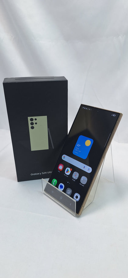 Samsung Galaxy S24 Ultra  256GB Titanium yellow smartphone boxed unlocked