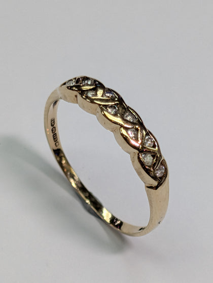 9ct Gold Diamond Eternity Ring