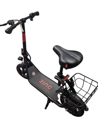 Zinc Liberty Seated 350W Electric Scooter - With Keys & Charger