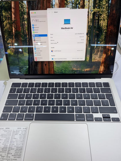 Apple MacBook Air Laptop with M2 chip 2022 16gb