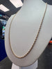 9ct yellow gold rope chain 30"