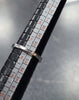 9ct White Gold Ring with Clear Stones - Size P - 1.75g