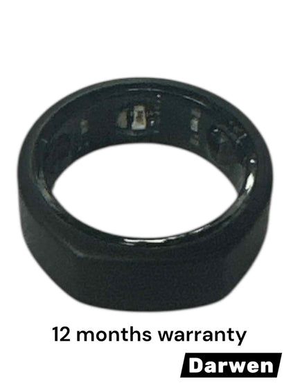 Oura Gen3 Heritage Smart Ring - Size 8, Stealth | Sleep, Heart Rate and Fitness Tracking Wearable - Up to 7 Day Battery Life - iOS/Android Compatible