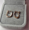 14ct Two Colour Gold Earrings
