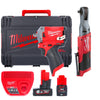 **Sale** Milwaukee M12 Fuel Impact Wrench and Ratchet Kit ** Unboxed **