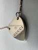 Gucci Sterling Silver Heart Necklace