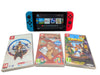 Nintendo Switch Console - Neon Red/Blue with 3 x GAMES