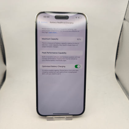 Apple iPhone 14 Pro Max - 128GB - Silver (Unlocked) B/H 82%
