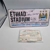 Manchester City FC Signed Street Sign – 2015/16 Season – Football Memorabilia