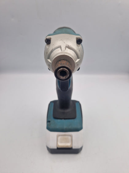 Makita 18V HP457D Cordless Combi Hammer Drill and TD127D impact Driver set with 2 x 18v batteries and battery charger and carry case