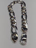 New Sterling Silver Figaro/Curb Bracelet 8.5”