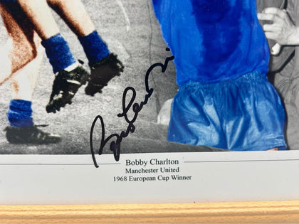 Manchester United FC ‘Sir Bobby Charlton 68 European Cup Winners’ Signed Memorabilia Certificate Of Authentication