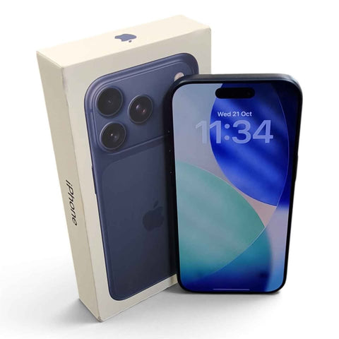 Apple iPhone 17 Pro (A3523) 256GB Deep Blue, Unlocked To Any Network, Boxed - 100% BH