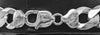 925 sterling Silver HEAVY CURBED CHAIN W/ LOBSTER LOCK 25" 102.7g **BRAND NEW**