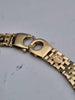 9ct Yellow Gold Choker Brick Link Choker Necklace With Lobster Clasp 1980s - 16" Long - 24.04 Grams