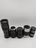 Untested camera lenses bundle with 5 lenses