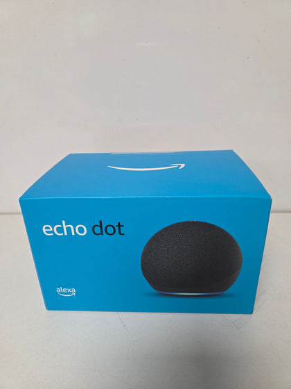 ** Collection only ** Amazon Echo Dot 4th Generation - Smart Speaker - Charcoal Boxed sealed Like new